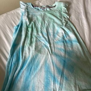 Knox Rose Womens Tie Dye Tank Top